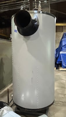40 HP Lattner Boiler Works, vertical boiler with boiler feed tank, Natural gas, 2023, ready to ship - Image 3