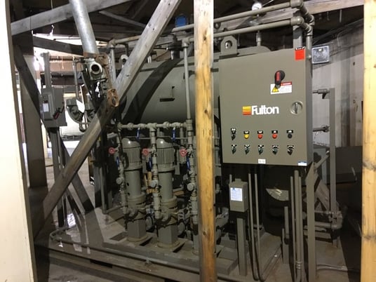 120 HP (2x60) Fulton Boiler Company #VSRT, with support skid, 2022 - Image 1