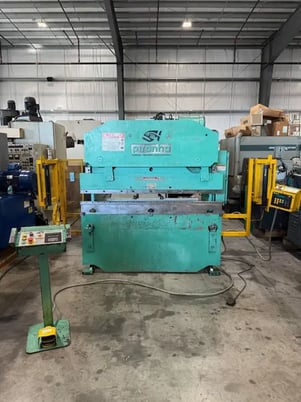 35 Ton, Piranha #3506, hydraulic press brake, 6' overall, 62" between housing, 4" stroke, 1-Axis CNC Back - Image 2
