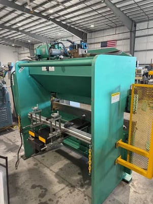 35 Ton, Piranha #3506, hydraulic press brake, 6' overall, 62" between housing, 4" stroke, 1-Axis CNC Back - Image 5