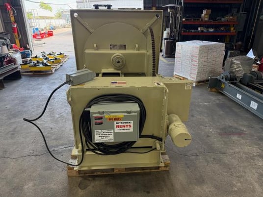 4500 lb. Pandjiris #45-12AB, welding positioner, variable speed rotation, powered gear tilt, hand/foot - Image 3