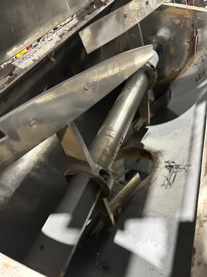 Henschel #HVD300, 300 liter plough mixer, 40 HP - Image 2