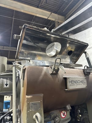 Henschel #HVD300, 300 liter plough mixer, 40 HP - Image 3