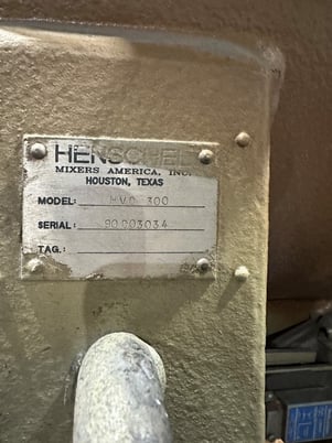 Henschel #HVD300, 300 liter plough mixer, 40 HP - Image 10