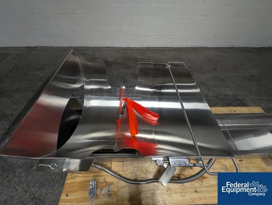 EHS #DT710, Drum Handler, Stainless Steel, 24" diameter x 36" H drum, 150 kg, unused, 2016 - Image 6