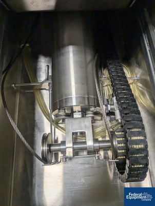 EHS #DT710, Drum Handler, Stainless Steel, 24" diameter x 36" H drum, 150 kg, unused, 2016 - Image 7