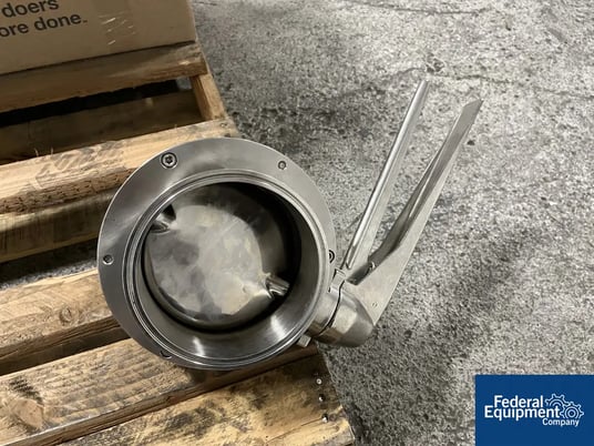 6" Liquidyne Tru-Flow, Butterfly Valve, 316L Stainless Steel, 25RA-3-A surface finish - Image 3