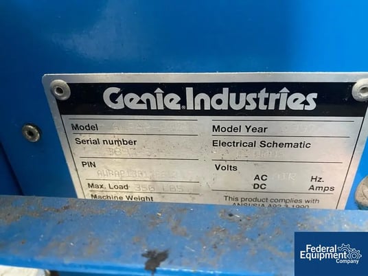 Genie #AWP-20S, Man Lift, 350 lb. - Image 2
