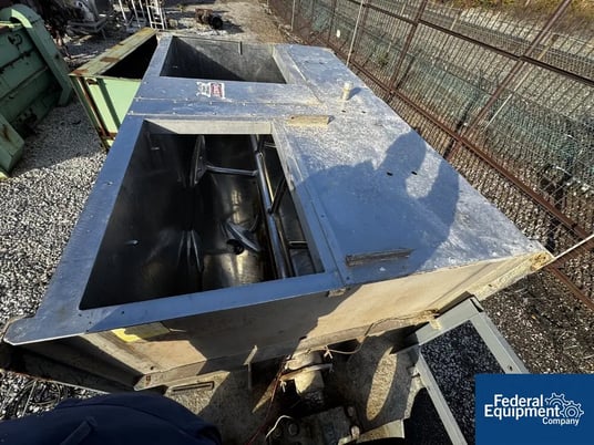 133 cu.ft. Marion #4116-1X, Paddle Blender, Stainless Steel, 54" width x 96" L trough, 40 HP, 208/230/460 V. - Image 7