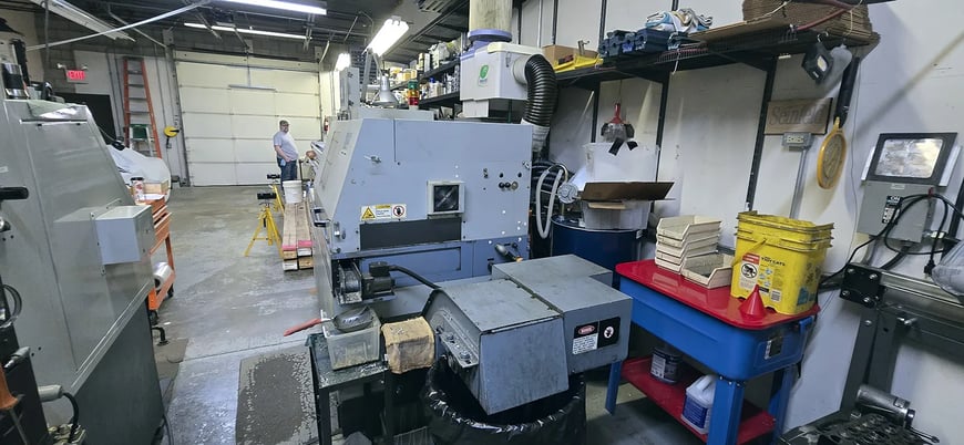 Star #SR-32J, swiss lathe, 1.25" diameter, Imeca Boss 432 barloader, chip conveyor, 2005 - Image 3