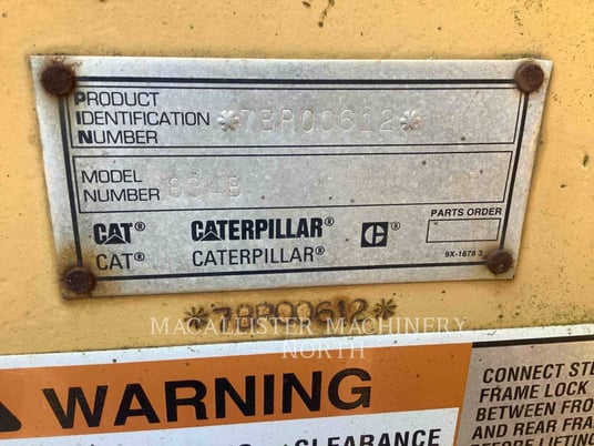 Cat 834B, Wheel Loader, 17077 hours, S/N: 7BR00612, 1997 - Image 6