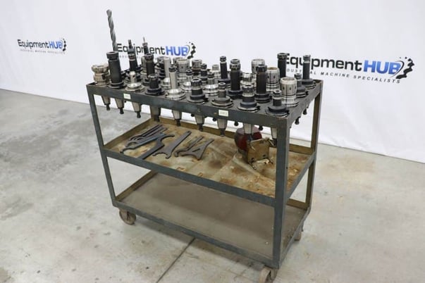 Caterpillar 50 assorted tool holders in cart (36 available) - Image 2