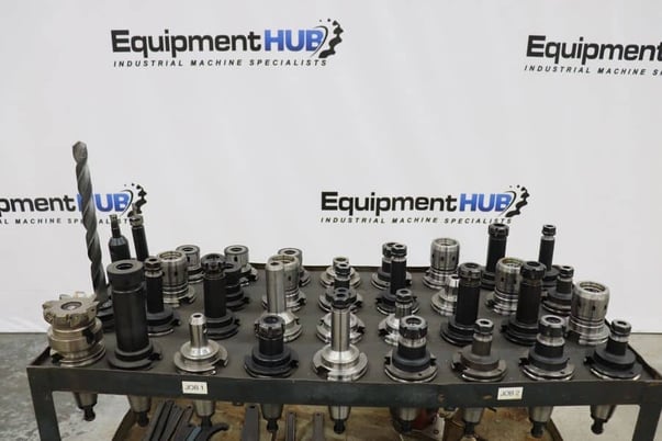 Caterpillar 50 assorted tool holders in cart (36 available) - Image 6