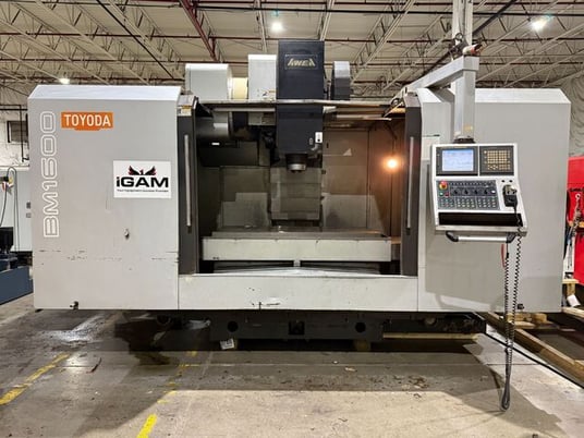 Toyoda #BM-1600, CNC vertical machining center, 3-Axis, Fanuc 18iMB, 63" X, 31.5" Y, 31.5" Z, 6000 RPM, 30 - Image 1