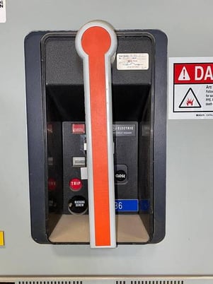 General Electric #AKD-8, 7-section switchgear section - Image 3