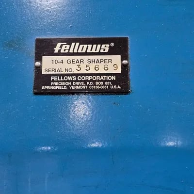 Fellows #10-4, 2-Axis CNC gear shaper, 6" riser, 10" pitch diameter, retrofitted & rebuilt in mid 2000' s - Image 9