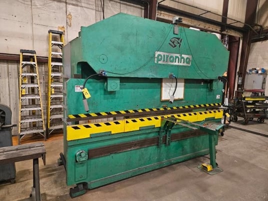 175 Ton, Piranha #175-12, Hydraulic Press Brake, 12' overall, No Back Gauge, Video U/P, Loaded, 2004 - Image 1