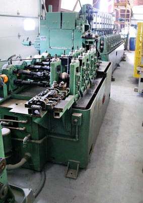 1/2" Yoder #W15, ERW, reducing mill, 9-pass (W15), f/refig.tubes, 2500 lb.dbl.unc, #1166 - Image 2