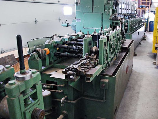 1/2" Yoder #W15, ERW, reducing mill, 9-pass (W15), f/refig.tubes, 2500 lb.dbl.unc, #1166 - Image 5