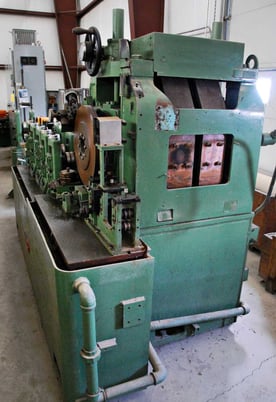 1/2" Yoder #W15, ERW, reducing mill, 9-pass (W15), f/refig.tubes, 2500 lb.dbl.unc, #1166 - Image 7