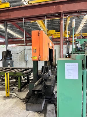 Peddinghaus #PCD-1100/3B, 3-head Automated Beam Drill Line, 850 RPM, Siemens 840DI cnc, 2018 - Image 3