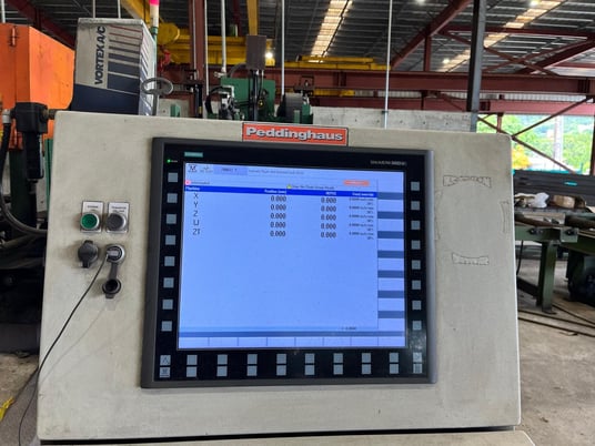 Peddinghaus #PCD-1100/3B, 3-head Automated Beam Drill Line, 850 RPM, Siemens 840DI cnc, 2018 - Image 5