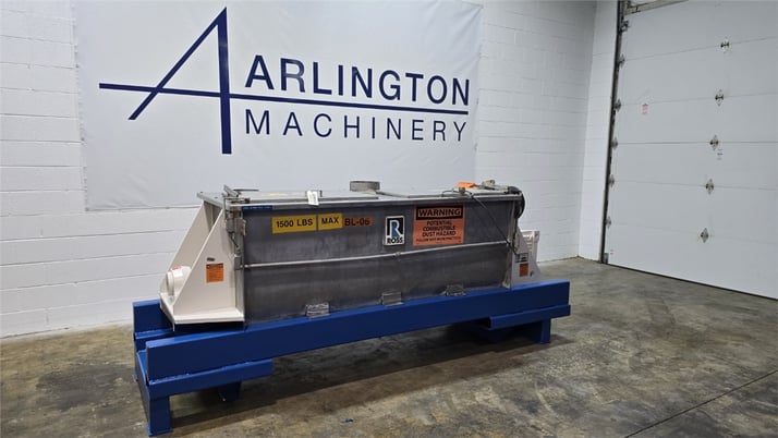 56 cu.ft. Roos #42A-52, Stainless Steel ribbon blender, 20 HP, TEFC, Fr.256T - Image 2