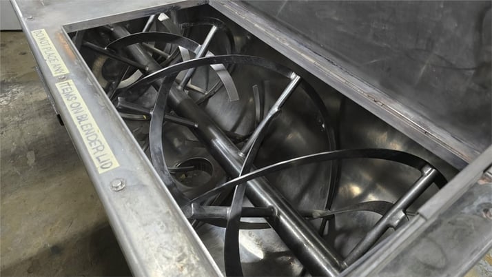 56 cu.ft. Roos #42A-52, Stainless Steel ribbon blender, 20 HP, TEFC, Fr.256T - Image 4