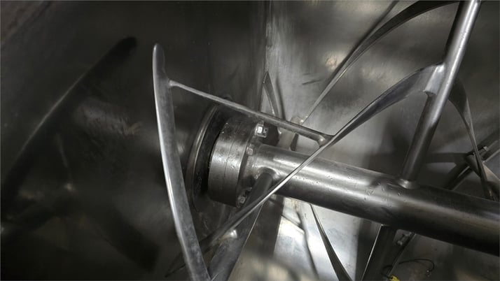 56 cu.ft. Roos #42A-52, Stainless Steel ribbon blender, 20 HP, TEFC, Fr.256T - Image 5