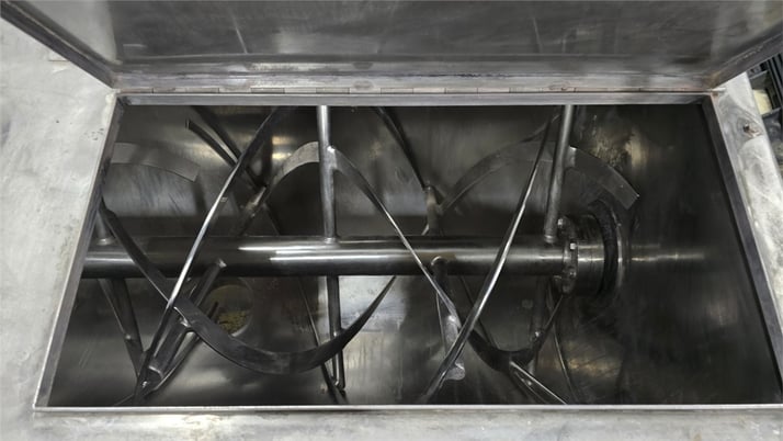 56 cu.ft. Roos #42A-52, Stainless Steel ribbon blender, 20 HP, TEFC, Fr.256T - Image 6