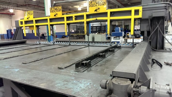 Tannewitz #3000MH8, 144" x 8", vertical band, extra blades, hyd.holddown, 30" wheel, 1993 - Image 3