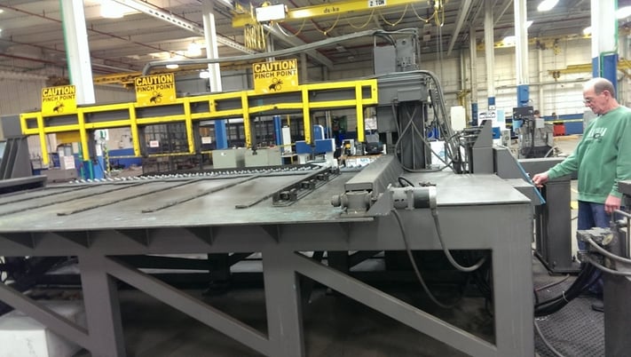 Tannewitz #3000MH8, 144" x 8", vertical band, extra blades, hyd.holddown, 30" wheel, 1993 - Image 6