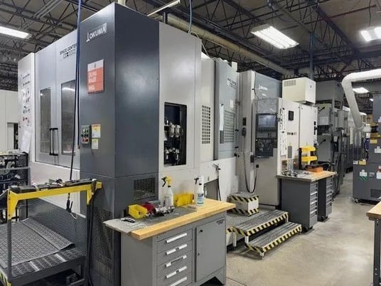 Okuma #MA-600HB, 4-Axis Horizontal Machining Center, 39.3" X, 35.4" Y, 39.3" Z, (2) 24.9 overall Pallets, 60 - Image 1