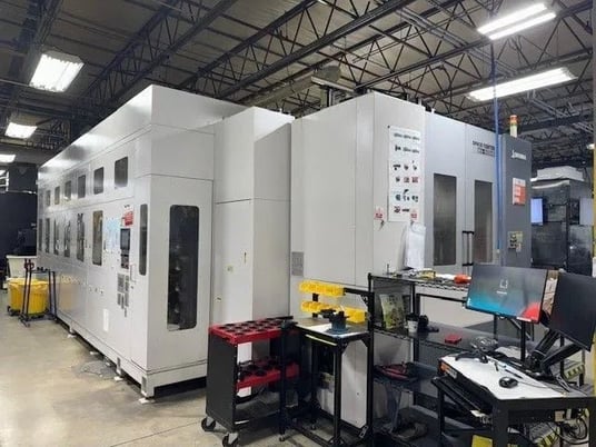 Okuma #MA-600HB, 4-Axis Horizontal Machining Center, 39.3" X, 35.4" Y, 39.3" Z, (2) 24.9 overall Pallets, 60 - Image 4