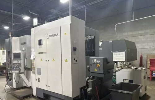 Okuma #MB-5000H, 3-Axis Horizontal Machining Center, 29.9" X, 29.9" Y, 29.9" Z, 19.69" overall Pallet, 34 HP - Image 1