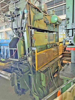 100 Ton, Heim #S100-30x80, straight side notch and pre-punch press, 80" x30" bed, 10 HP, air clutch - Image 5