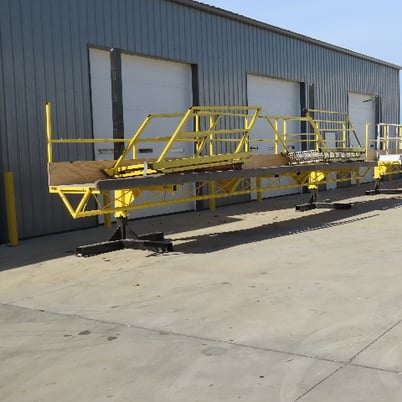 Forklift assist work platform scaffold, 36" x 33', 42-72" working height, 9' bay - Image 2