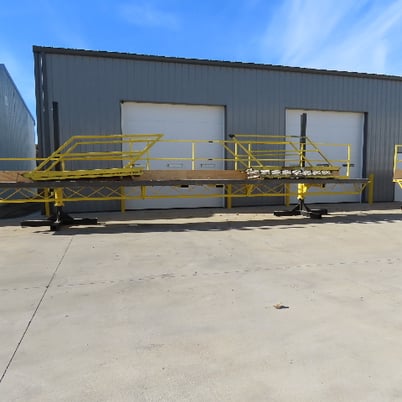 Forklift assist work platform scaffold, 36" x 33', 42-72" working height, 9' bay - Image 3