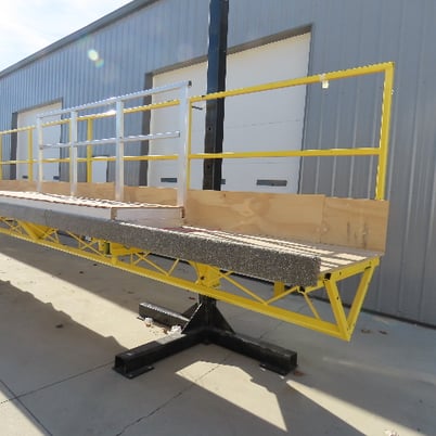 Forklift assist work platform scaffold, 36" x 33', 42-72" working height, 9' bay - Image 5