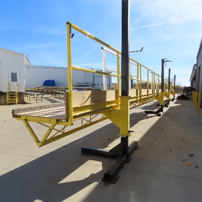 Forklift assist work platform scaffold, 36" x 33', 42-72" working height, 9' bay - Image 6