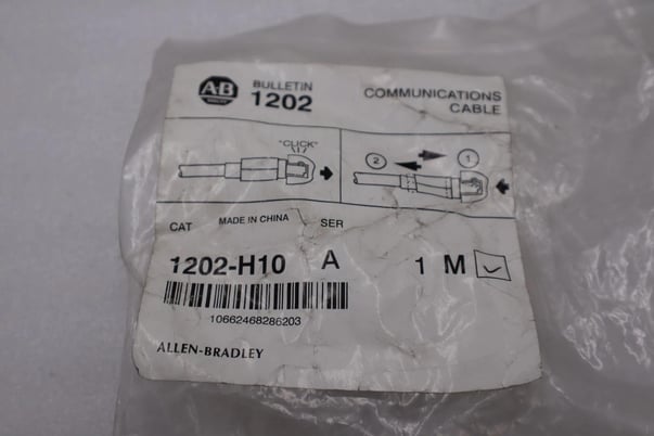 New Allen-Bradley bradley 1202-h10 ser. a 1m stock h1163a - Image 2