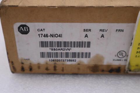 Allen-Bradley Bradley 1746-NIO4I SLC 500 Analog Output Module - NEW - STOCK 5187CC - Image 5