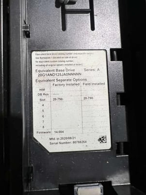 Allen-Bradley BRADLEY 20G1AND125JA0NNNNN PowerFlex 755 AC Drive 100 HP NEW STOCK CC-05 - Image 3