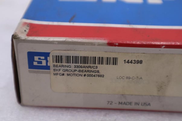 New skf 3309 anr/c3 angular contact bearing stock cc197 - Image 2