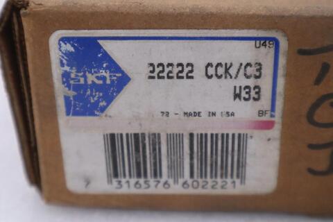 NEW SKF 22222 CCK/C3W33 Spherical Roller Bearing STOCK K-3233CC - Image 2