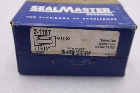 NEW OPEN BOX SealMaster 2-115T Ball Insert Bearing STOCK L224CC - Image 2