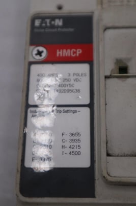 New OPEN BOX EATON HMCP400Y5C Ser C Motor Circuit Protector STK CC178 - Image 2