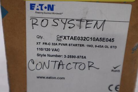 Eaton xtae032c10a5e045 motor starter w / overload relay - stock 3114cc - Image 3