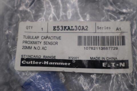 New Cutler-Hammer hammer e53kal30a2 proximity sensor series a1 stk h1412 - Image 2