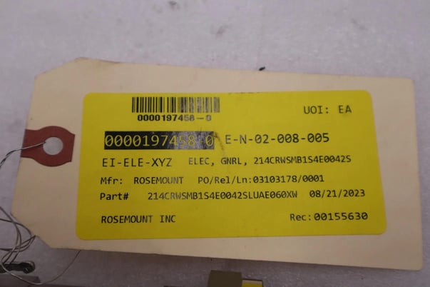 Rosemount 214crwsmb1s4e0042s temperature -196 to 600 c sensor stk h1460a - Image 6